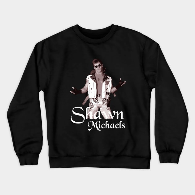 WRESTLEMANIA // SHAWN MICHAELS Crewneck Sweatshirt by gerradliquid